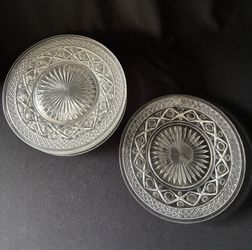 Imperial Glass Cape Cod Crystal Salad Plates
