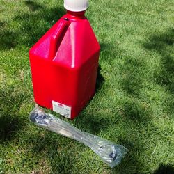 Jaz 5.5 Gallon Fuel Jug w/shut off nozzle & hose