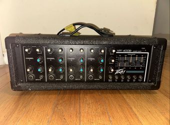 Vintage 1979 Peavey XR 400B 4-Channel Powered Mixer Pa Amplifier Head- USA Built
