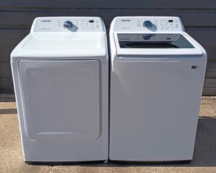 Samsung Modern XXL Super Capacity Plus Top Loading Washer/Electric Dryer (can deliver)