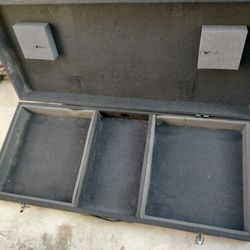 Vintage Battle Style Turntable Coffin Case