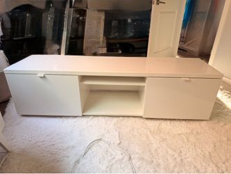 White TV stand