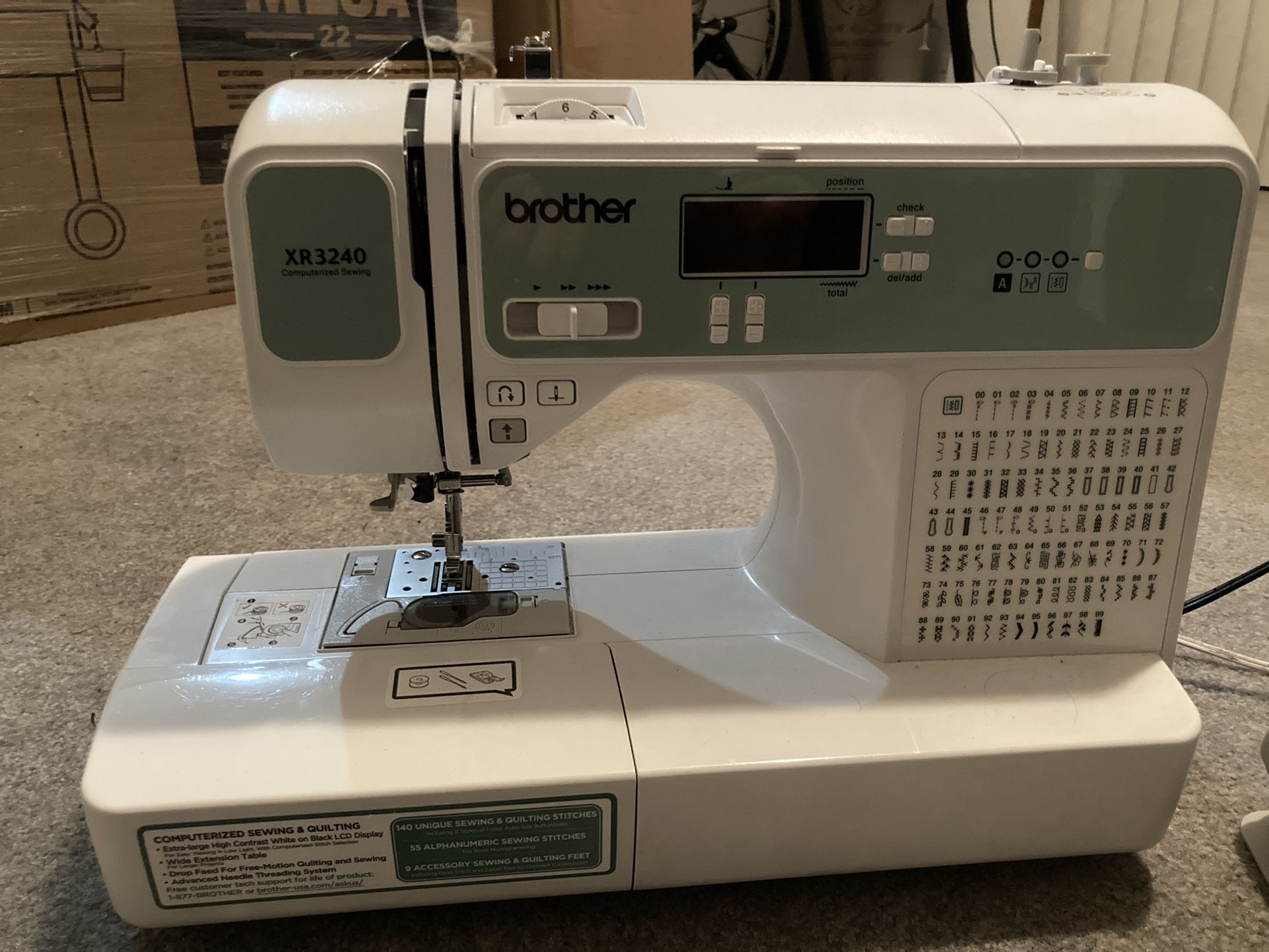 Brother Sewing Machine XR3240 for Sale in Lynnwood, WA OfferUp
