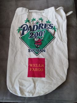 VINTAGE 2001 SAN DIEGO PADRES MLB CANVAS BAGS