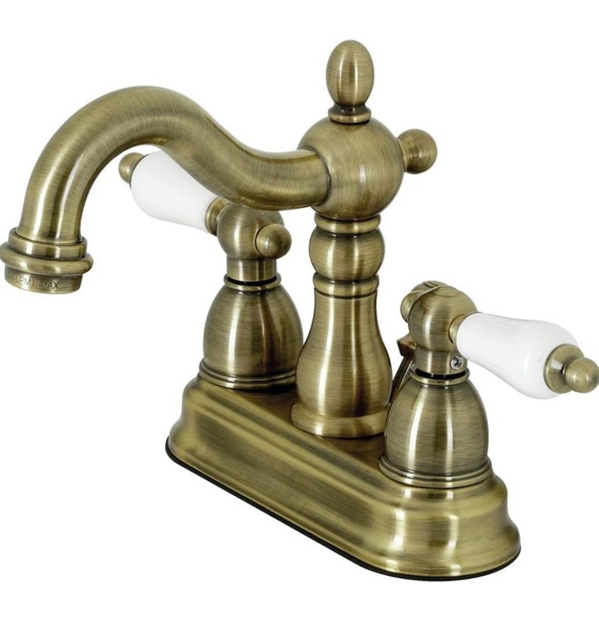 New Kingston Brass KB1603PL 4 in. Centerset Bathroom Faucet