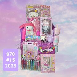 Hello Kitty Chair Easter Basket 