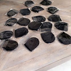 Pack Of 20 Satin Black Masks