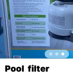 pool filter 