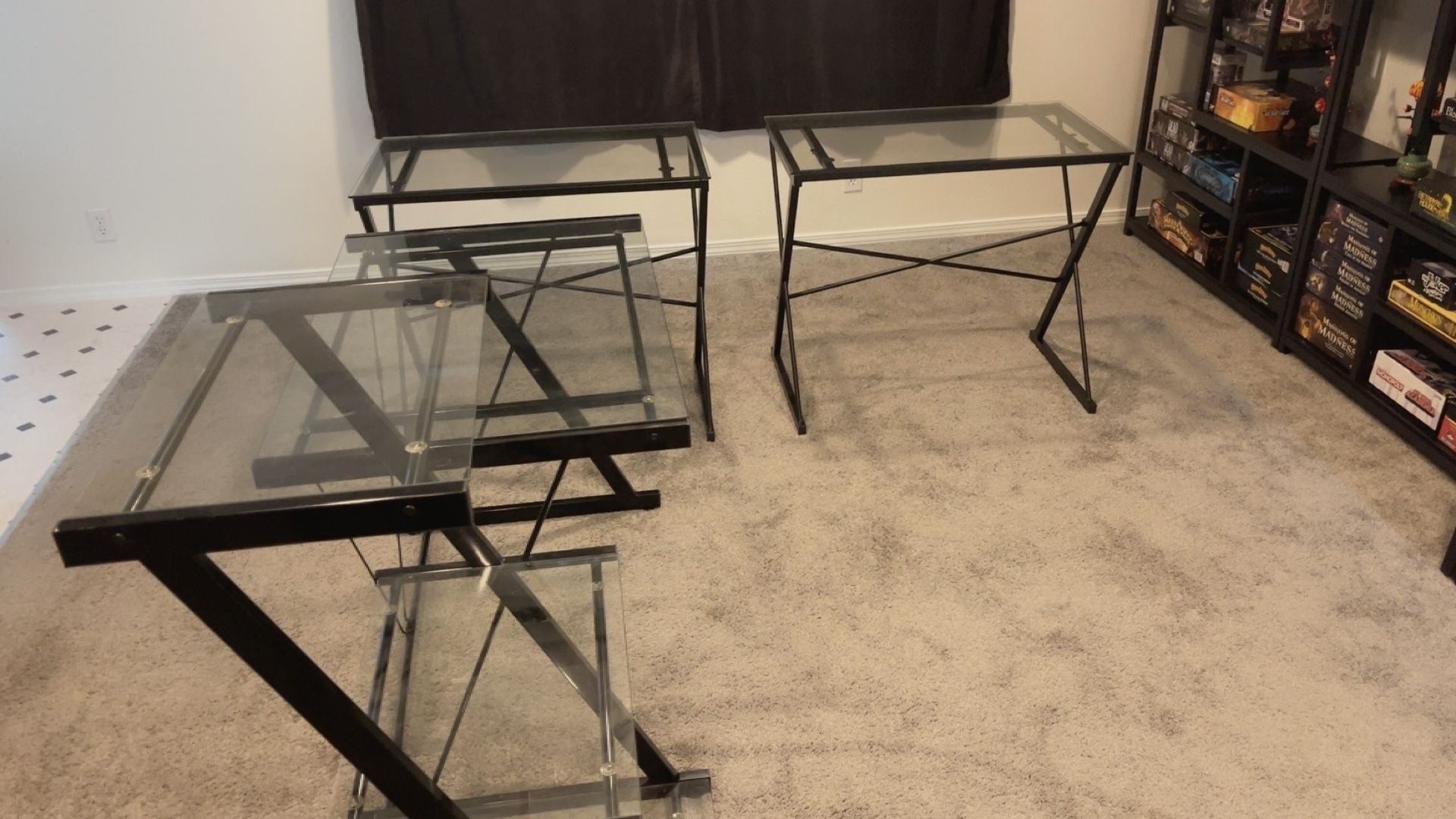 Free Glass Desk & Tables