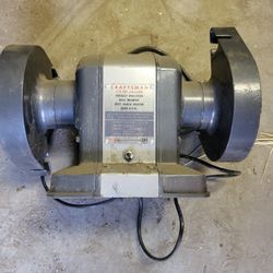 Craftsman 1/4 HP Bench Grinder Tool Shop Garage Tools 