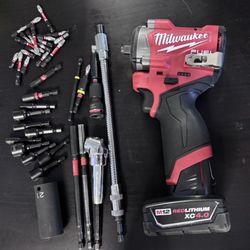 MILWAUKEE FUEL IMPACT WRENCH & DRIVER KIT