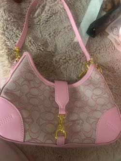 Pink coach bag
