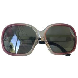 Vintage 1970's Oversized Sunglasses Made In France 