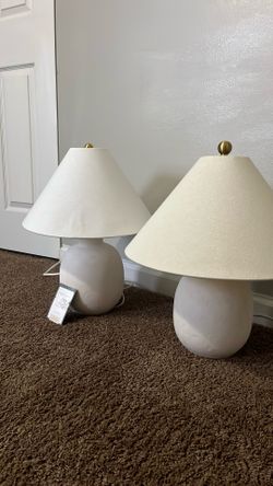 2 Lamps-w-Shades