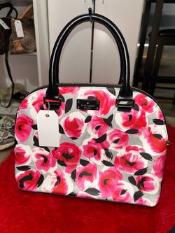Kate Spade Floral Satchel Handbag