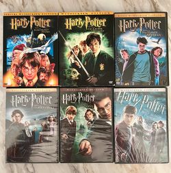 First Six Harry Potter Movies DVD’s