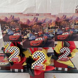 Pixar Cars Center Piece Decorations