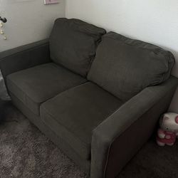 grey loveseat Sofa 
