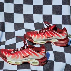 Mens Size 10.5 Nike Air Max Plus TN SE Red AQ0237 101 Red 2018 for Sale in Pompano Beach FL OfferUp