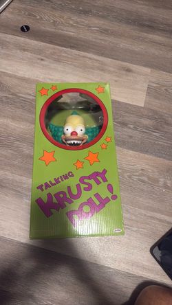The Simpson Talking Krusty Doll New