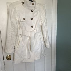 Jack by BB Dakota Off White Size Small Coat Jacket