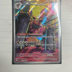 Pokémon Black Bolt Conkeldurr 127/086