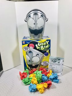 Loony Bin Trash Can Tossing Board Game