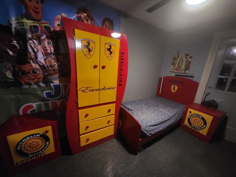 Ferrari Twin Bed Set
