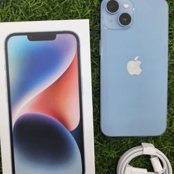 Blue iPhone 14 6GB+128GB Comes With Box
