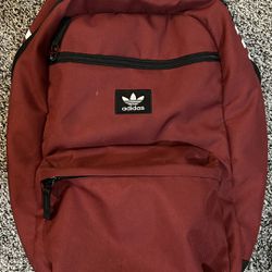Maroon Adidas Backpack 