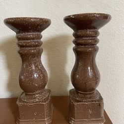 Candle Holders - Set Of 2