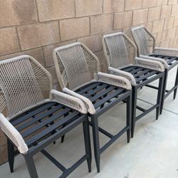 4-Outdoor Bar Chairs