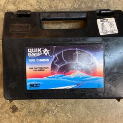 Quick Grip Tire Chains Used Once, Cam Lock