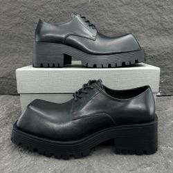 Balenciaga Men’s Leather Shoes With Box 2026 New 