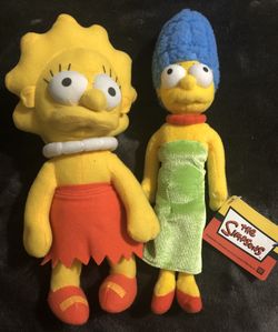 Simpsons Plush Toys (Marge & Lisa)