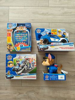 NEW Paw Patrol Lot of toys - VTech - Plushy - Search Rescue