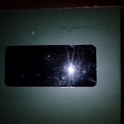 Cracked Samsung T-Mobile Phone White 