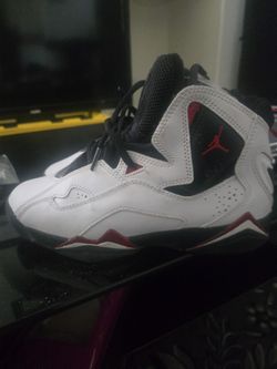 JORDAN TRUE FLIGHT WHITE VARSITY RED