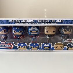 Funko Pop Exclusive Captain America - Through The Ages