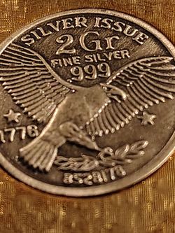 1776 .999 Fine Silver Money Clip