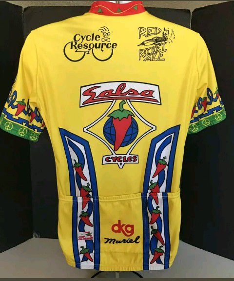 Aussie Salsa Cycles Campagnolo Shirt 3/4-Zip Cycling Bike Jersey Mens ...