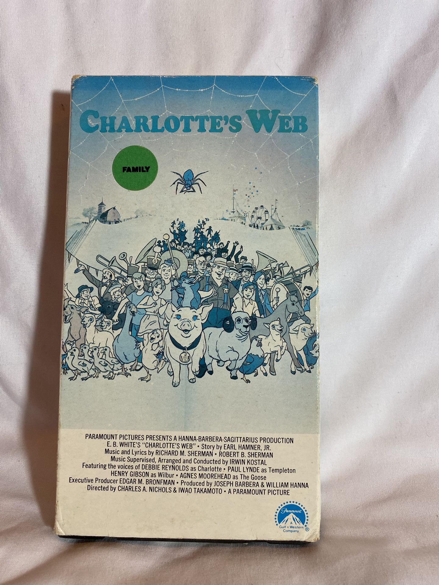 Charlottes Web original VHS