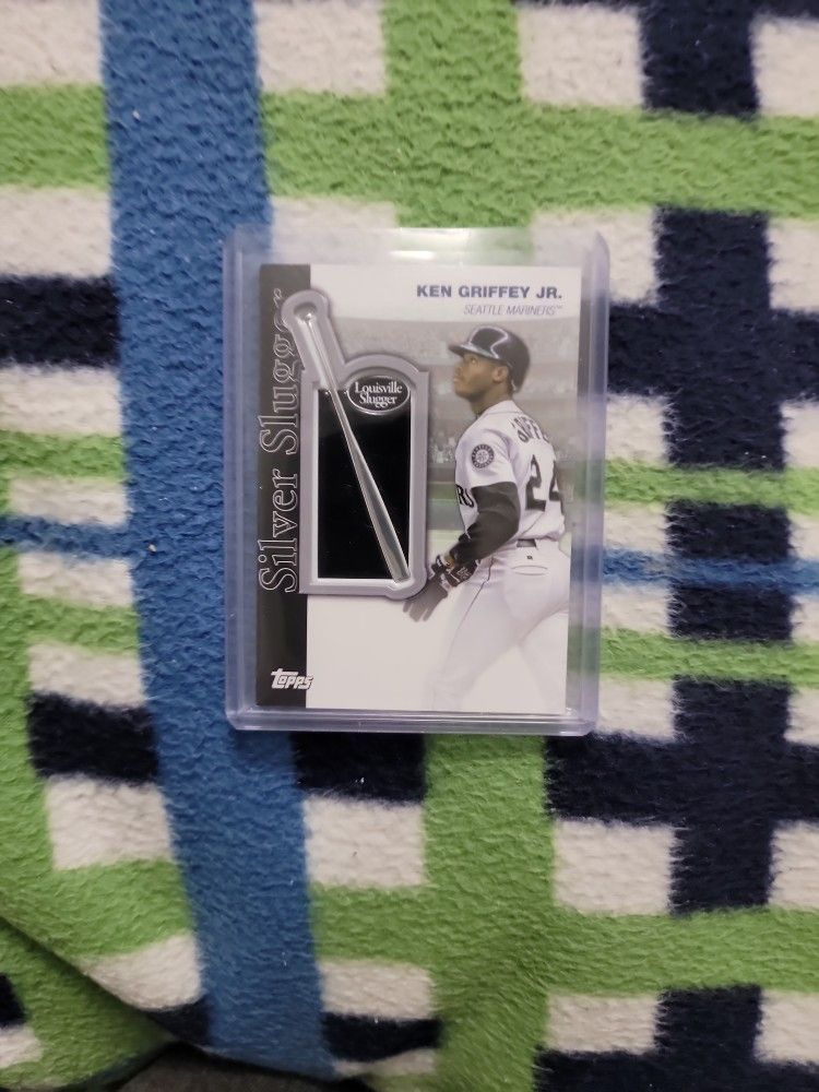 Ken Griffey Jr Silver Slugger Award Patch Card