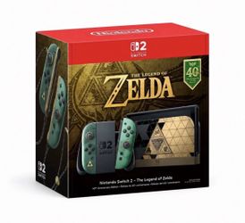 Switch 2 Zelda 40th Anniversary Console