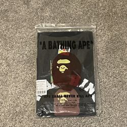 Bape College Tee Size Large