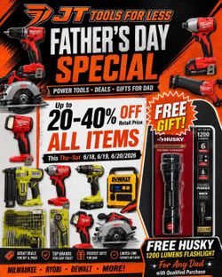FREE HUSKY FLASHLIGHT