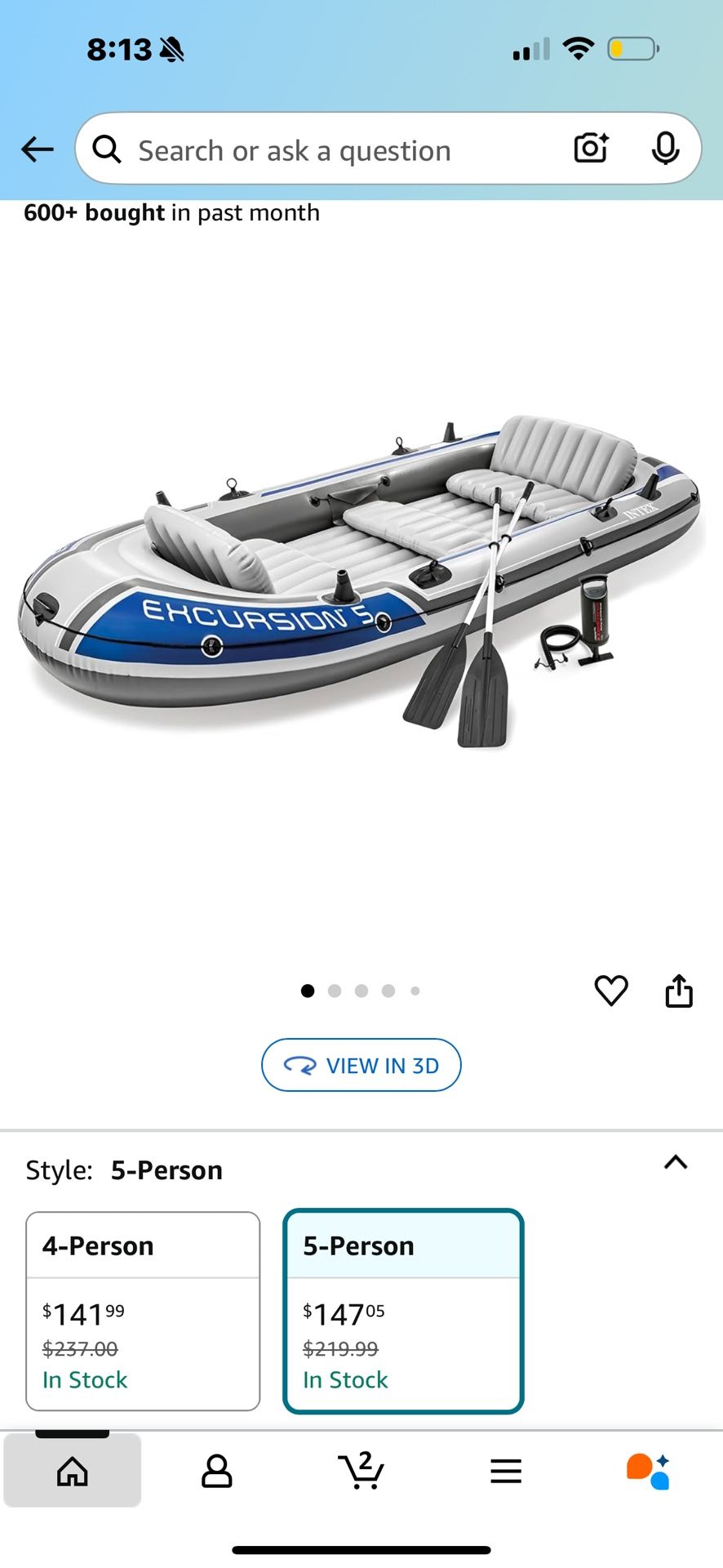 Intex Boat