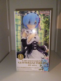 Re:Zero Starting Life in Another World Glitter & Glamours Rem (Maid Ver.)