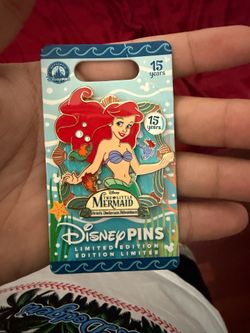 Disney Limited Edition Pin Ariel's Undersea Adventure 15 Years Mermaid