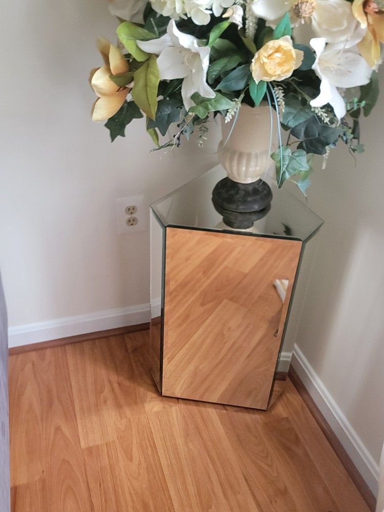 Mirrored Side Table